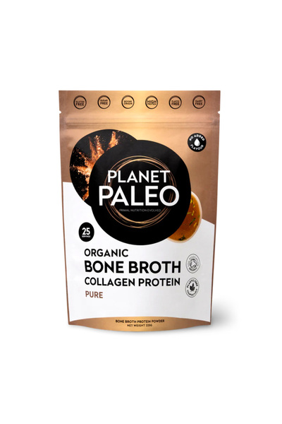 Planet Paleo Bone Broth proteina de colagen din supa de oase 225 grame (25 po...