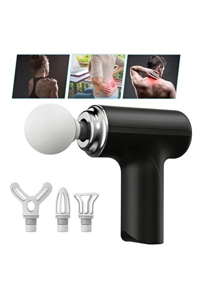 Powermaster KH-320 Şarjlı Sporcu Koşucu Darbeli Titreşimli Masaj Aleti 6 Kademeli 2000mAh