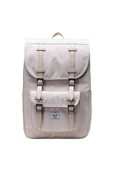 herschel حقيبة ظهر ليتل أمريكا ميد 21 لتر للجنسين باللون الأبيض للاستخدام الي...