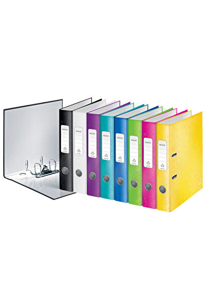 Leitz Biblioraft 180° WOW laminated cardboard A4 52 mm green