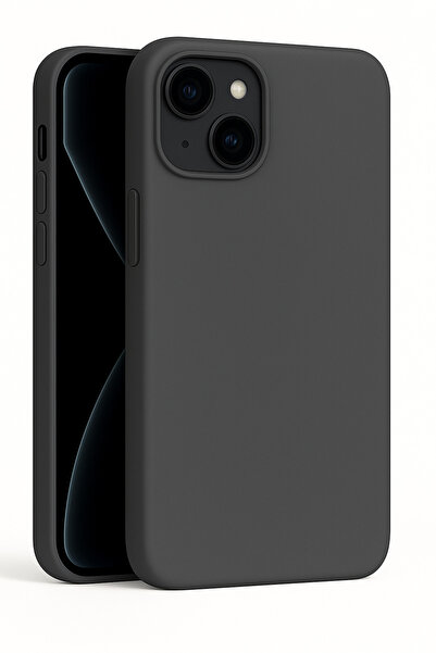 Nexa Store iPhone 15 Kadife Kaplı Lansman Silikon Kılıf