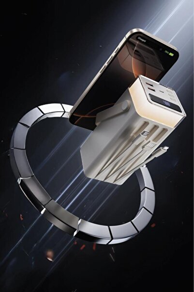 Torima TRM-1061 Siyah 60.000 mAh Type-C Lightning 22,5 W Hızlı Şarj RGB Led Işıklı Powerbank