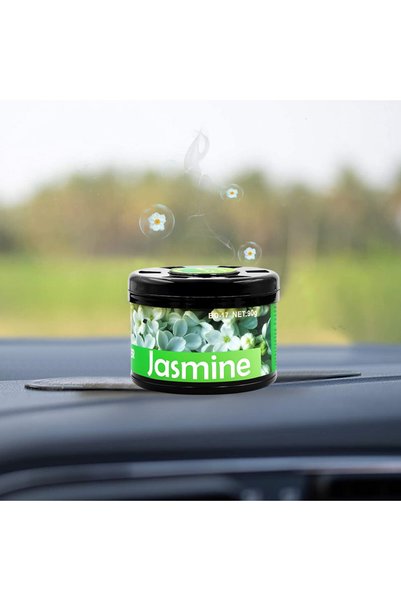 Generic Black ODOR Jasmine Air Freshener 90g Long Lasting Fragrance for Cars, Homes, and Offices BO-17