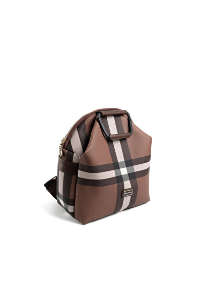 Silver Polo Women / Girls 771-47387 Silver Polo Backpack Mk85 Dark Brown-Matte Brown