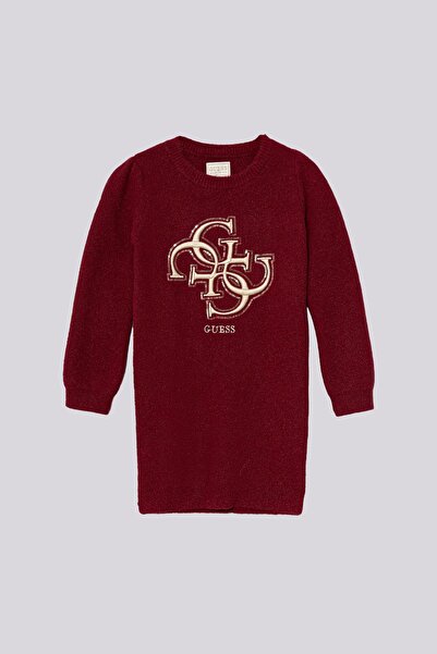 Guess Bg Store Girl's Burgundy Dress