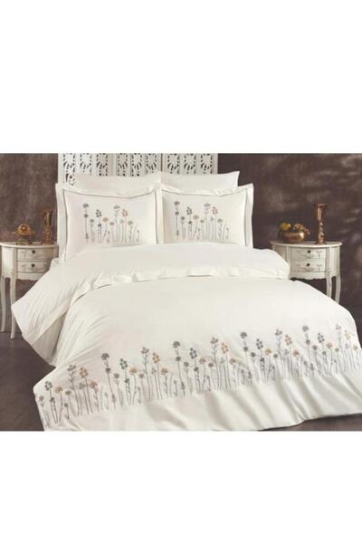 Belardi Duvet Cover Set 6 Pcs Kumsal Cappuccino-Grey