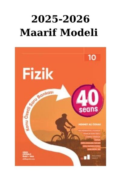 Okyanus Yayınları Okyanus 10. Sınıf Fizik 40 Seans Konu Özetli Soru Bankası 2...
