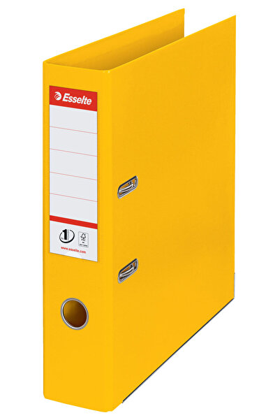 Esselte No.1 Power binder, PP/PP, partially recycled, FSC certified, A4, 75 mm, yellow