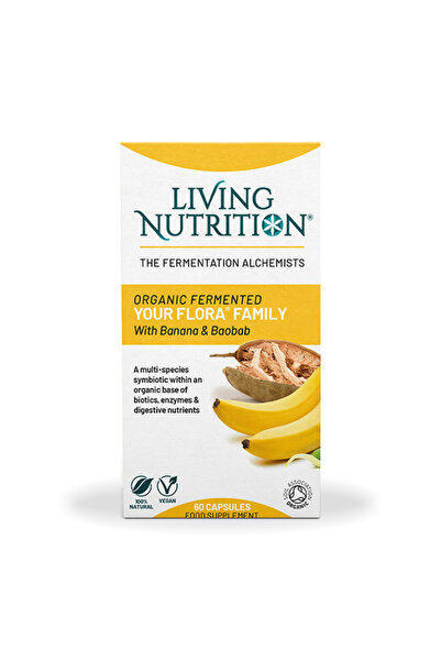 Living Nutrition Your Flora Family probiotice fermentate 700 mg, 60 cps
