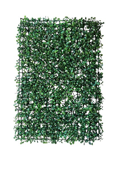 Happyland Yapay Çiçek Duvar Kaplama Panel Şimşir Tabaka 40x60 Cm Yeşil Dikey Bahçe HPY-26164