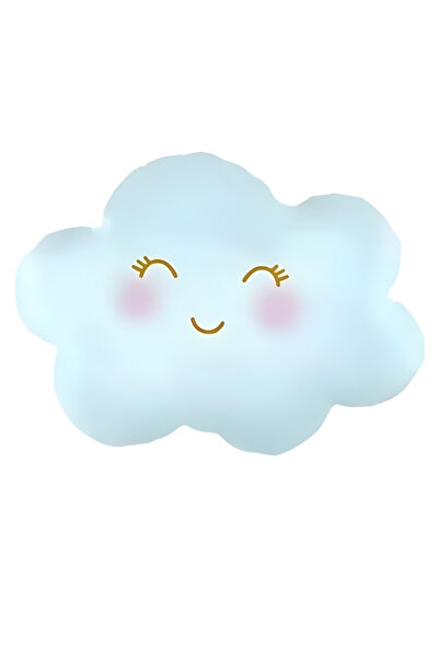 PartiCompany بالون من رقائق الألومنيوم على شكل سحابة مبتسمة - خيارات باللون ا...