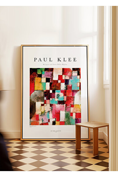 ARTHOUSECOLLECTIVE Paul Klee - Compoziție abstractă geometrică colorată - Pos...