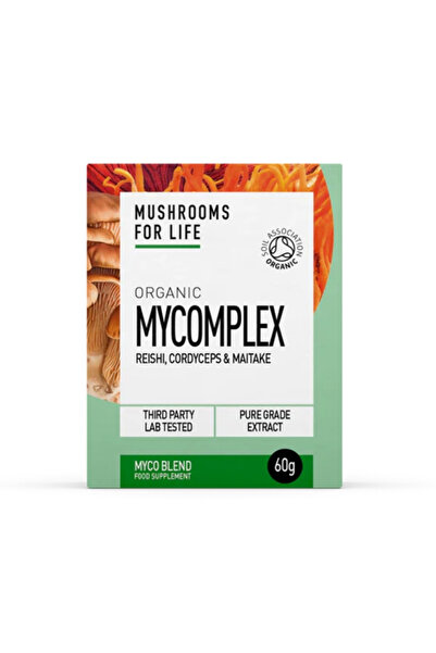 MushroomsForLife Mycomplex Reishi, Cordyceps si Maitake 1000 mg (60 grame),