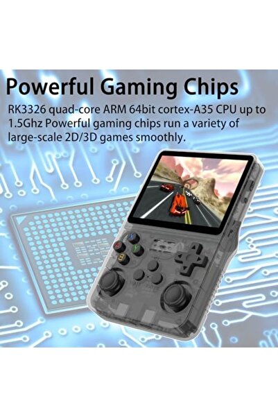 Game SJWOW R36S Handheld Retro Gaming Console Linux System with 32+128G TF Card, Preloaded with 20000+ Cl