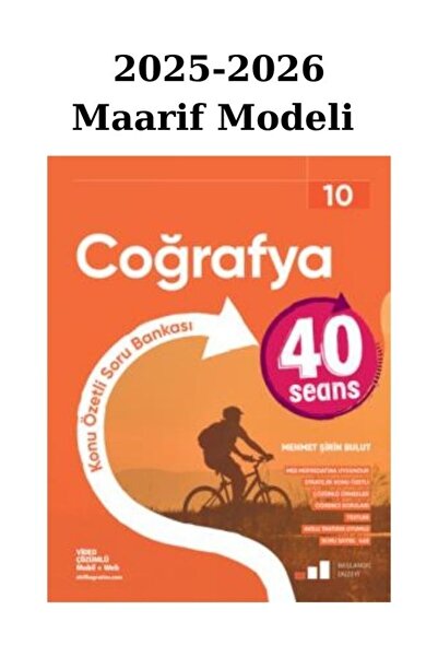 Okyanus Yayınları Okyanus 10. Sınıf Coğrafya 40 Seans Konu Özetli Soru Bankas...