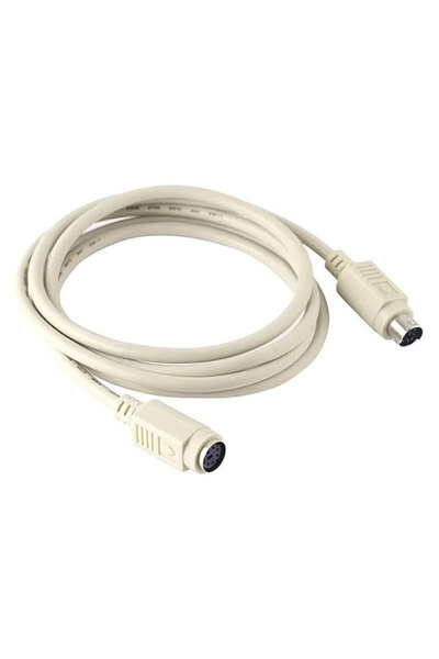 Leonpro كابل تمديد PS/2 من أنثى إلى ذكر للوحة المفاتيح والفأرة، كابل PS2 بـ 6...