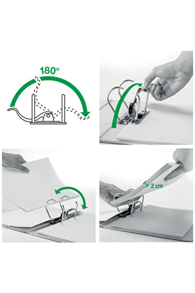 Leitz Biblioraft 180° Active Style polyfoam A4 65 mm pistachio