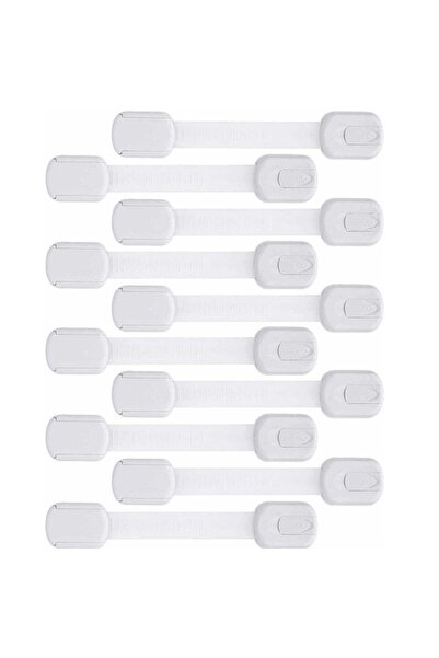OEM Set 10 bucati sisteme de siguranta copii ajustabile, blocare sertare, dulap, frigider, WC, adeziv pu