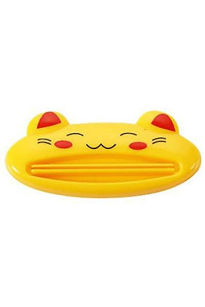 ECOCO Storcator/Extruder, Ecoco, pentru tub Pasta de Dinti, Gel, Crema, Plastic fara BPA, model Pisica