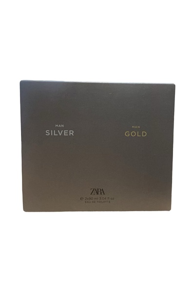 Zara SILVER + GOLD ERKEK PARFÜM 2 X 90 ML EDT (3.4 FL. OZ)