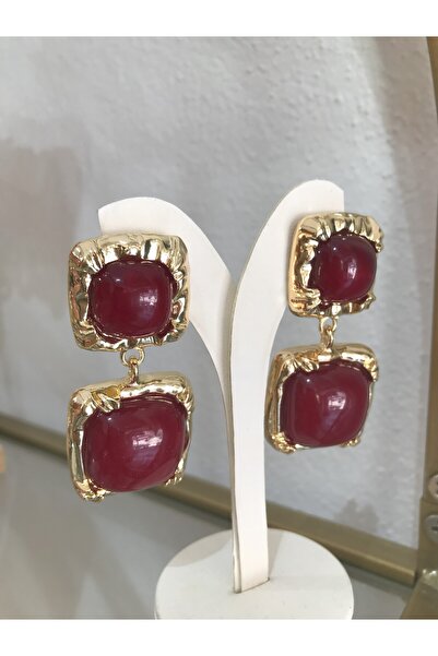 the ASEL İNCİ أقراط نموذج مربع