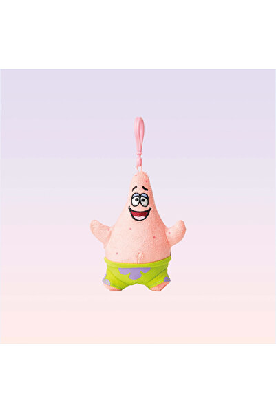 NİCKELODEON Sünger Bob Kare Pantolon Patrick Yıldız Figürlü Peluş Anahtarlık