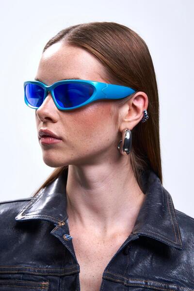 Bilge Karga Vedran Blue Mirror Sunglasses