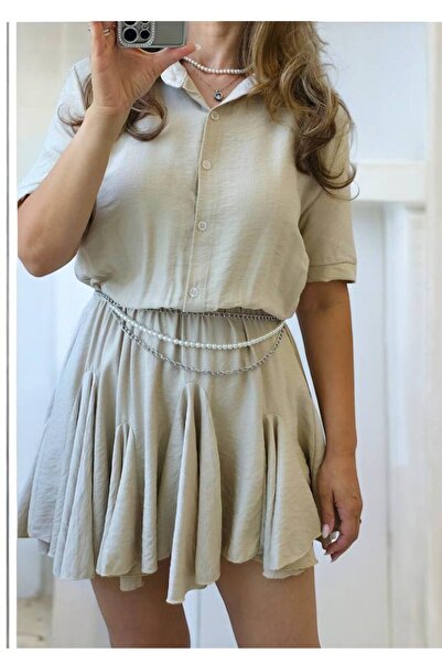 MAXORA SHOP Rochie vaporoasa din vascoza cu croiala lejera