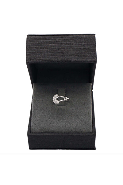 Bijuteria SORELLY Inel Argint Safety Pin cu Pietre Zirconia 16