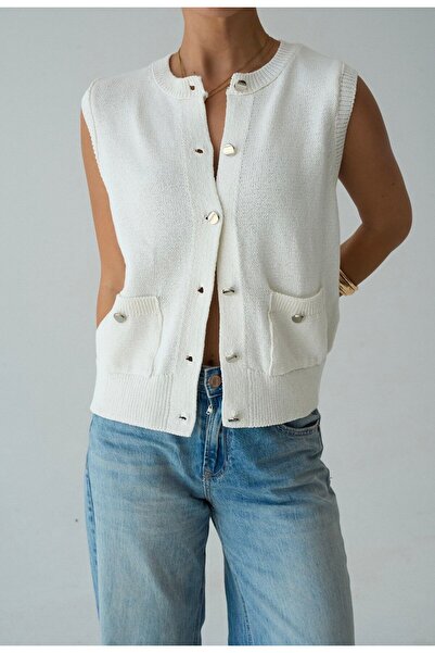 Serpirella Butik Жилетка з ґудзиками Zr