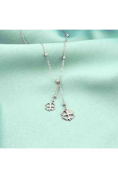Bijuteria SORELLY Lant Argint Trifoi cu Pietre Zirconia
