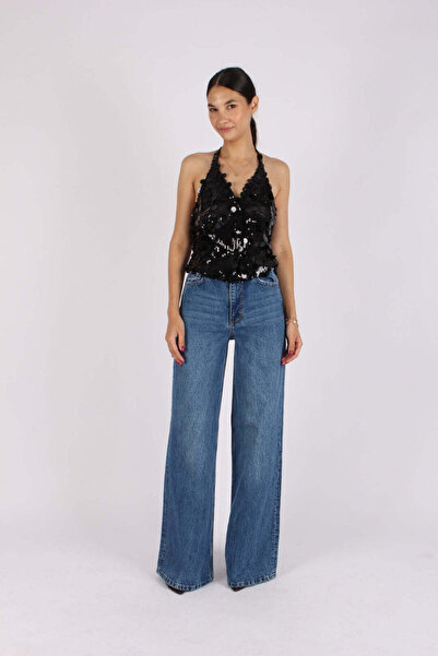 FABB Blue high waist Palazzo Pants