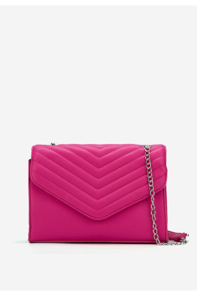 B T Shoes Eliza fuchsia shoulder bag