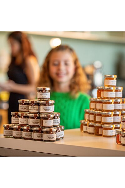 Lokman Gourmet Organik Çiçek Balı Kavanoz 32 gram 50 li Paket - Kahvaltılık, Doğal Lezzet