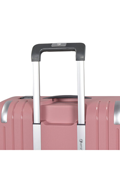 eminent Vertica Hard Case Travel Bag Medium Luggage Trolley Lightweight Suitcase With Tsa Lock B0006 Pink