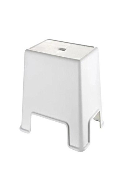 İşte Evim Steel White Bathroom Stool 128