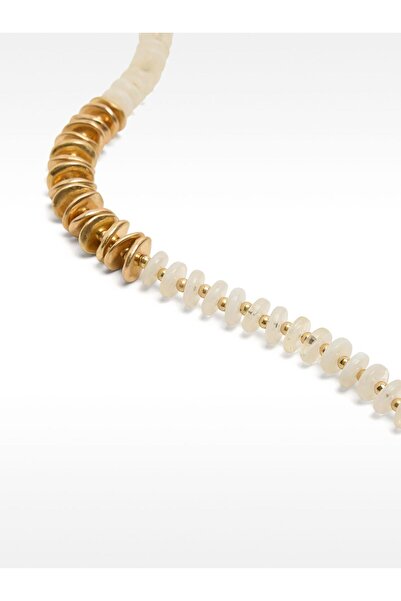 PARFOIS Bölümlere Ayrılmış Resin Boncuklu Kısa Kolye