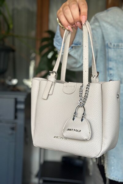 Just Polo New Season Original Just Polo Women's Shoulder Bag with 4 Compartments and Wide Strap, Suitable for Daily Use