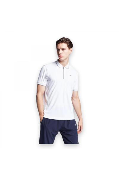 Lescon 25B1046 Ανδρικό μπλουζάκι με κοντό μανίκι πόλο λαιμόκοψη T λευκό