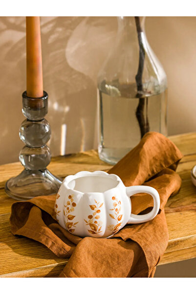 LC Waikiki Lcw Home Yellow Printed Ceramic Mug 360 ml