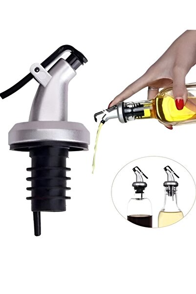 HİROS'H Drip-Free Oil Stopper with Lid Oil Pot Bottle Tip Oil Vinegar Sauce Pot Drip-Free