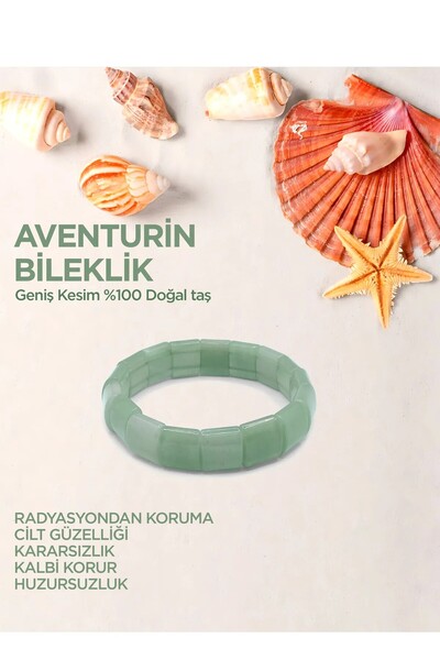 Deniz Doğal Taş سوار أفينتورين واسع القطع معتمد