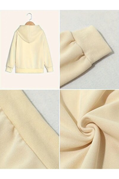 oneagılyazı Φούτερ χειμώνα με κουκούλα , Παιδικό Cherry με τύπωμα