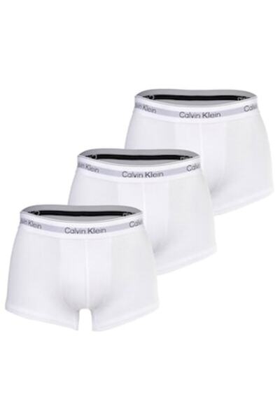 Calvin Klein , Set of boxers with logo band at waist - 3 pairs, White, L