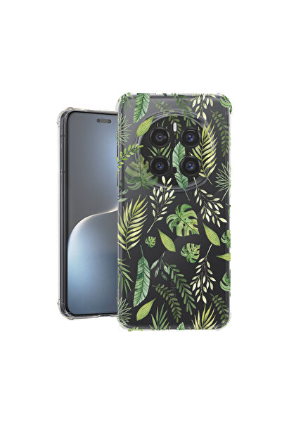bestcase Carcasă spate antișoc pentru Honor Magic7 Pro, frunze verzi, 1926356 AS 77