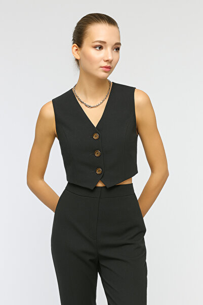 Elaxi Double Fabric Vest & Pants Double Set