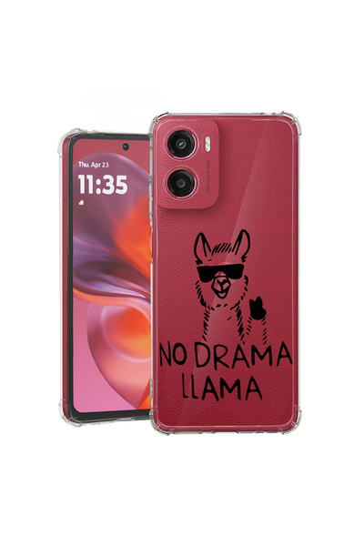 bestcase Carcasă spate antișoc pentru Motorola Moto E15, No Drama LLama, 1988...