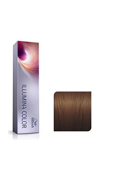 Wella Vopsea de Par 5/35 Permanenta - Illumina Color Castaniu Mahon Auriu Des...
