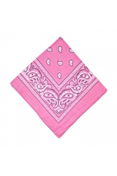 OEM Bandana tip batic, esarfa bumbac, 55x55 cm, roz