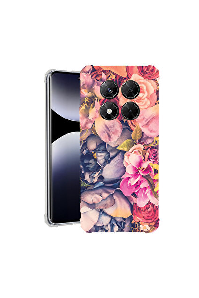 bestcase Carcasă spate antișoc pentru Xiaomi Redmi Note 14 Pro 5G, model flor...